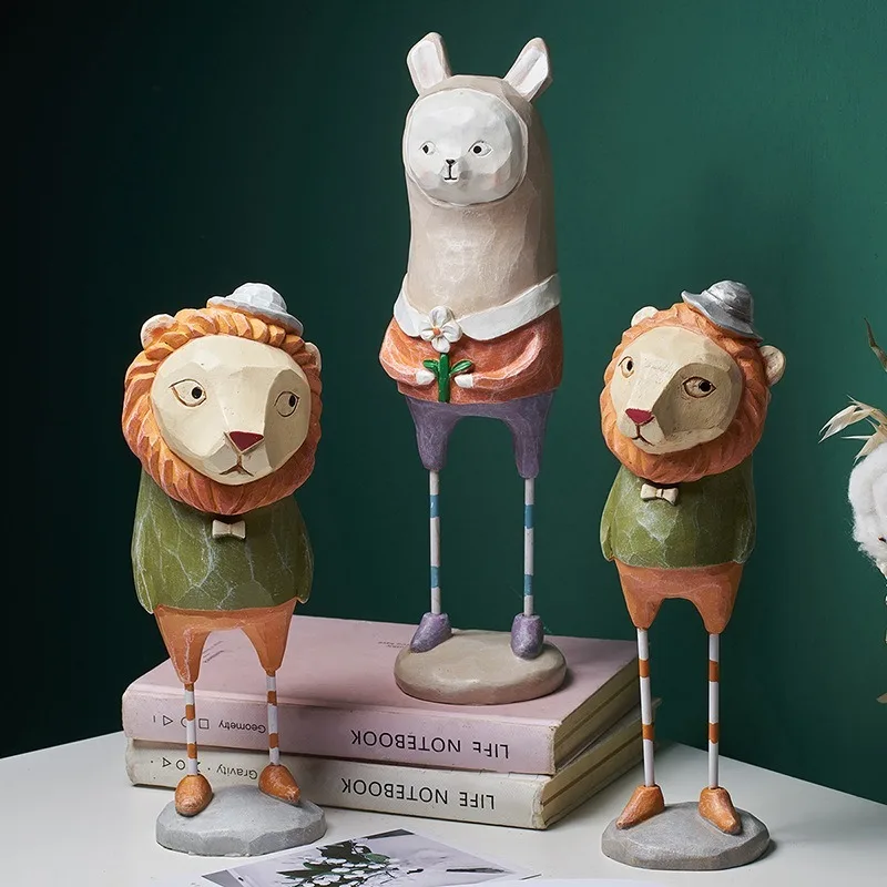 Скандинавские декоративные украшения INS из смолы с высокой базой и