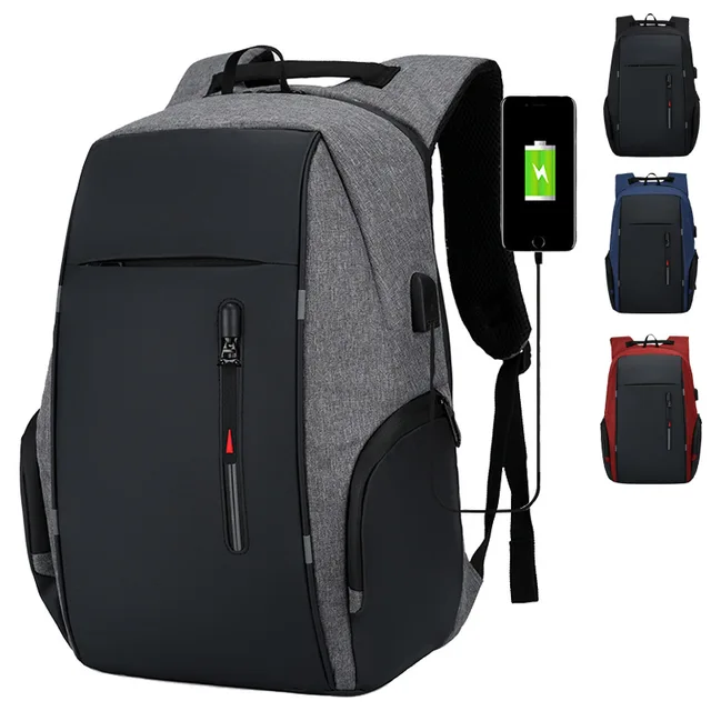 Waterproof business 15.6 16 17 inch laptop backpack women usb notebook school travel bags men anti theft school backpack mochila