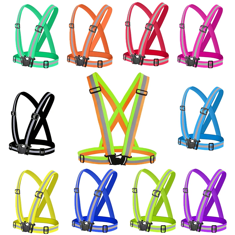 2 шт. Светоотражающий Жилет для бега велоспорта |