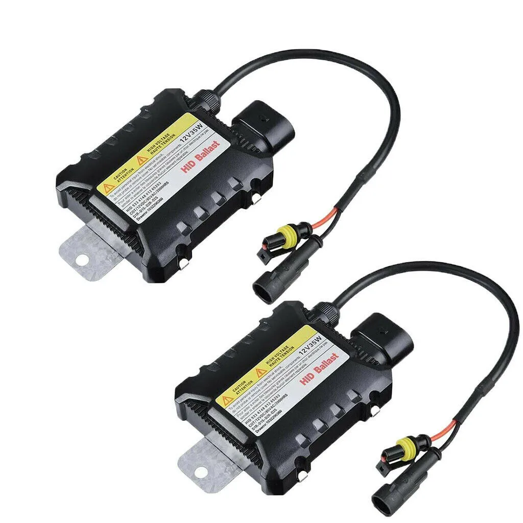

2 Pieces HID Ballasts Digital 35/55W Easy To Install Light Xenon Conversion Kit