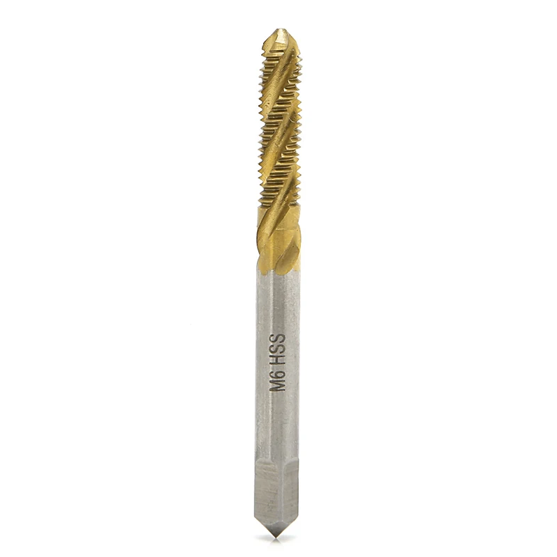 

HSS Screw Thread Metric Spiral Hand Plug Tap Kit M6 M02