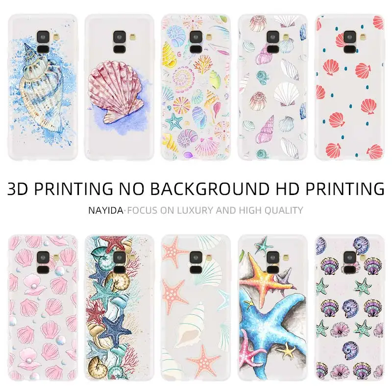 Мягкий чехол для телефона Samsung Galaxy A10 A20 E A30 A40 A70 A50 A60 A80 A90 a10s a20s a30s a70s M40 Морская