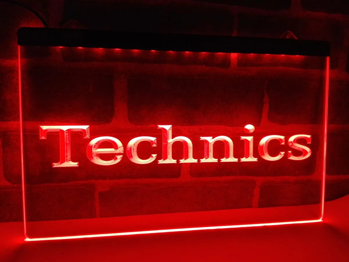 K149 Technics поворотные столы Dj музыка Новый светодиодный неоновый Световой