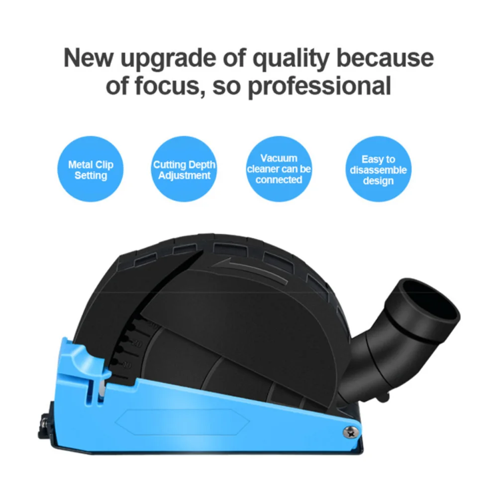 

Universal Surface Cutting Dust Shroud For Angle Grinder 4 Inch to 5 Inch Dust Collector Attachment Cover Tool Durable
