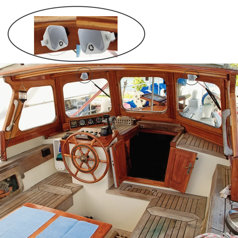 1 пара 4 дюйма Водонепроницаемый морской Динамик s коробка Heavy Duty поверхностного