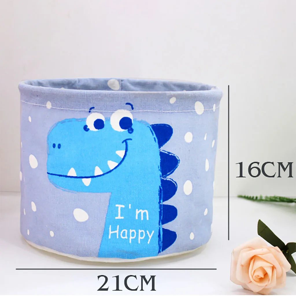 Мультяшная тканевая Водонепроницаемая Складная Косметическая настольная