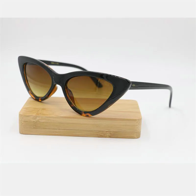 Лидер продаж треугольные солнцезащитные очки кошачий глаз для женщин и мужчин