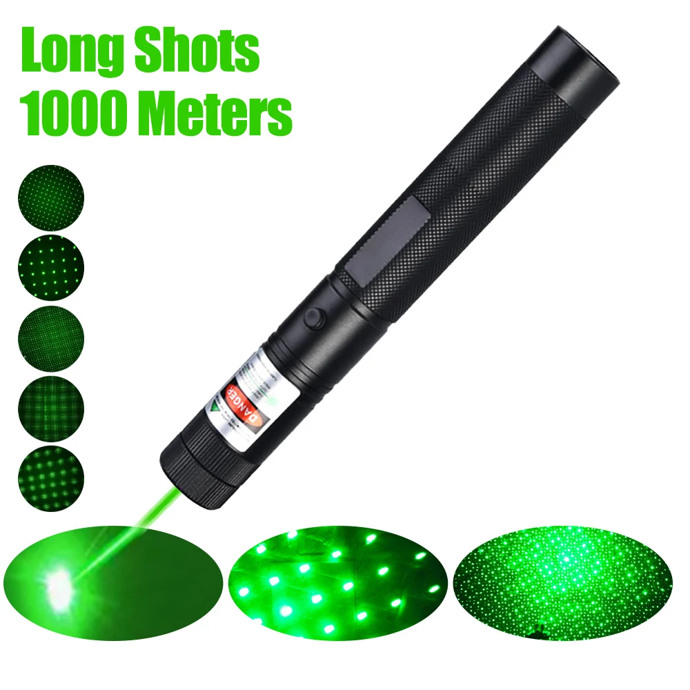 Зеленая ручка высокого Мощность красный лазерный указатель прицел Фул охотничий