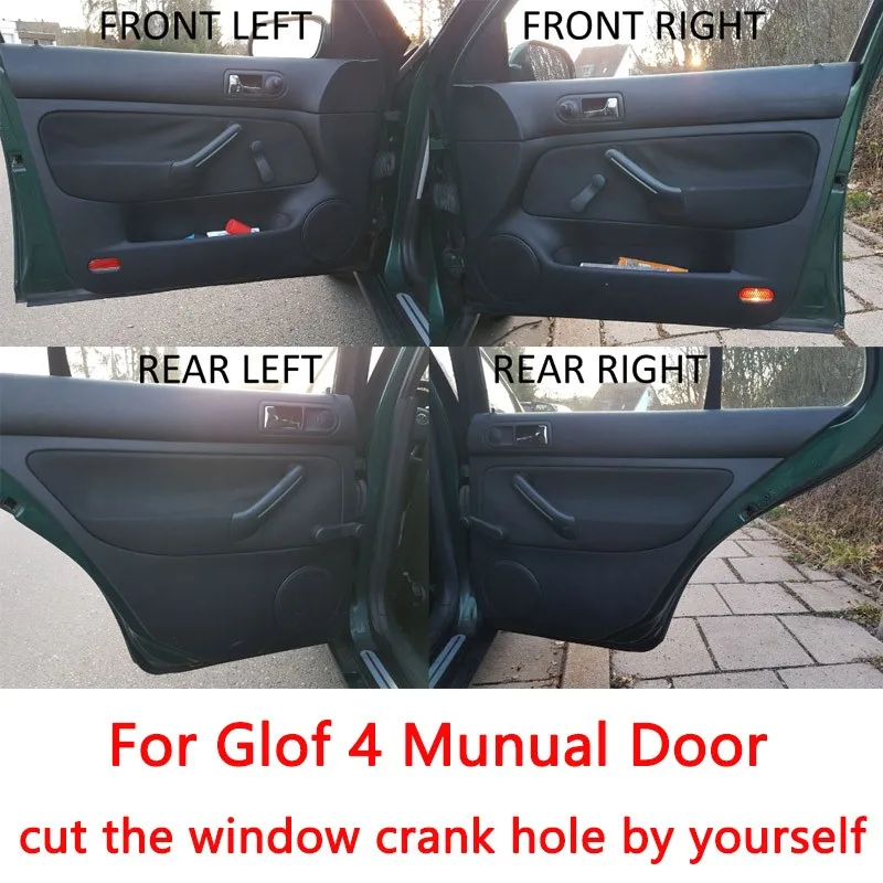 4 шт. интерьер автомобиля микрофибра кожа ручное управление окно дверная ручка