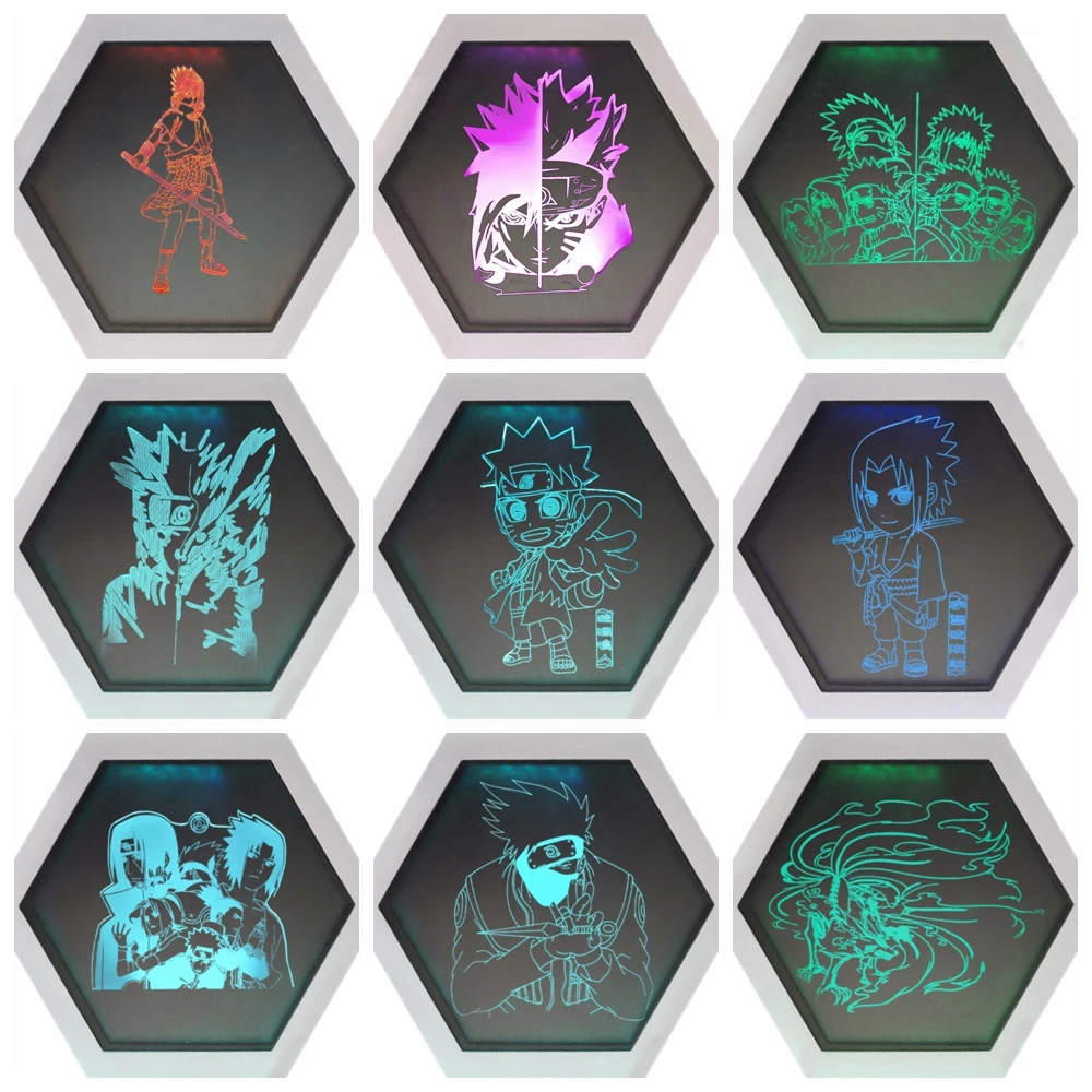 Аниме креативный квантовый светильник серии Наруто DIY мультфильм ночной