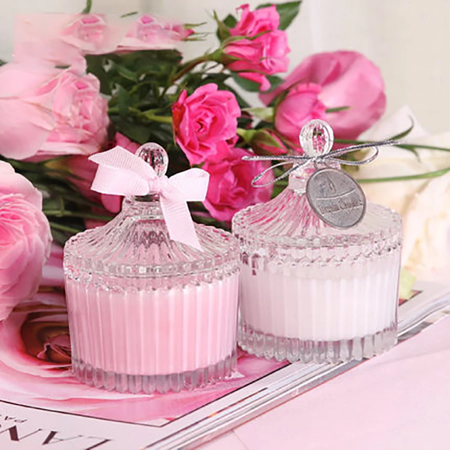 Импортное натуральное эфирное масло свечи в виде единорогов свадебные