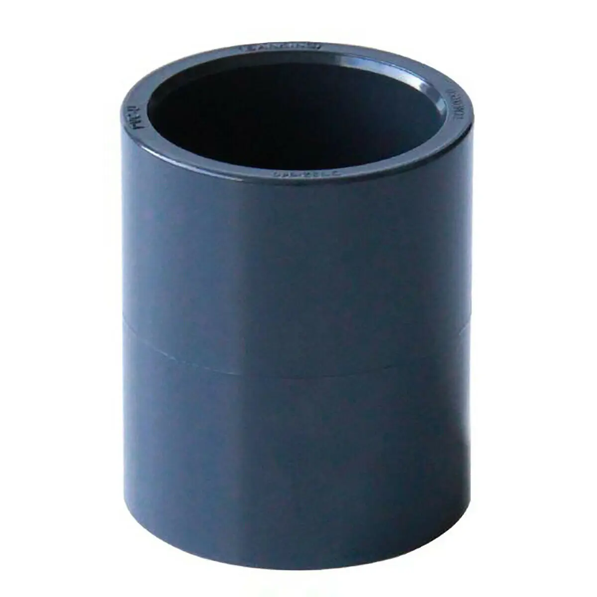 Темно серый НПВХ розетка прямой соединитель утепленные растворитель сварки