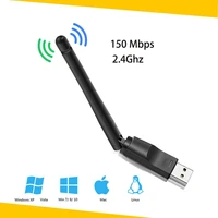 150mbps rt5370 usb 2 0 wifi adapter wireless network card mini antenna dongle stick pc lan wi fi receiver 802 11 bgn universal