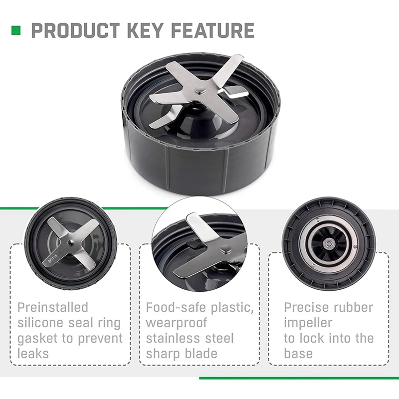 Запасные части для чашки 32 унции лезвия и уплотнительного кольца запасные