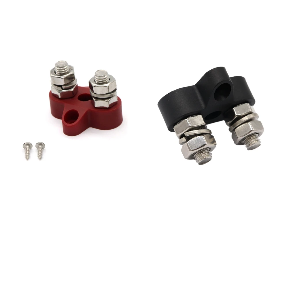 Красно-черный соединительный блок питания Набор изолированных клеммных