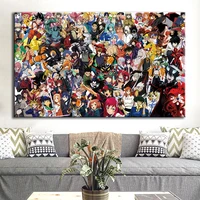 japanese anime cartoon movie oil poster and prints canvas painting art wall pictures room for living room home decoration