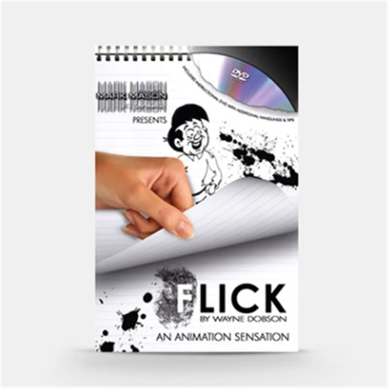 Флик (с DVD) волшебные трюки книга карточка магия крупным планом искусственные