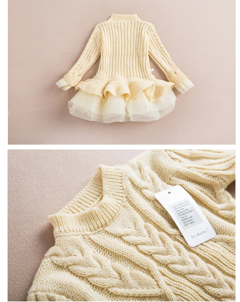 Новинка 2018 вязаный свитер для девочек на вечеринку детская одежда осень и зиму