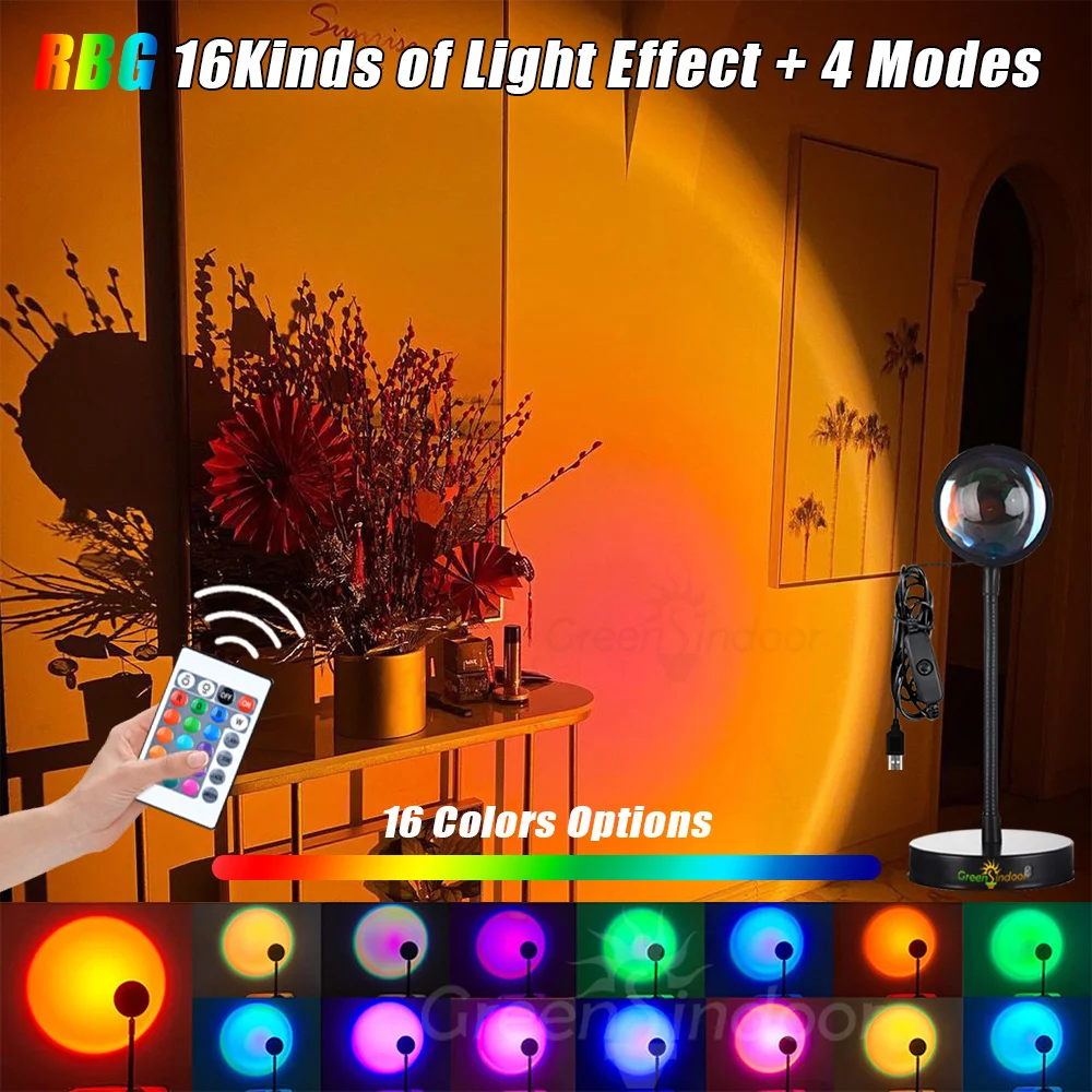 Проектор с RGB-подсветильник кой цветсветильник светодиодный ночник