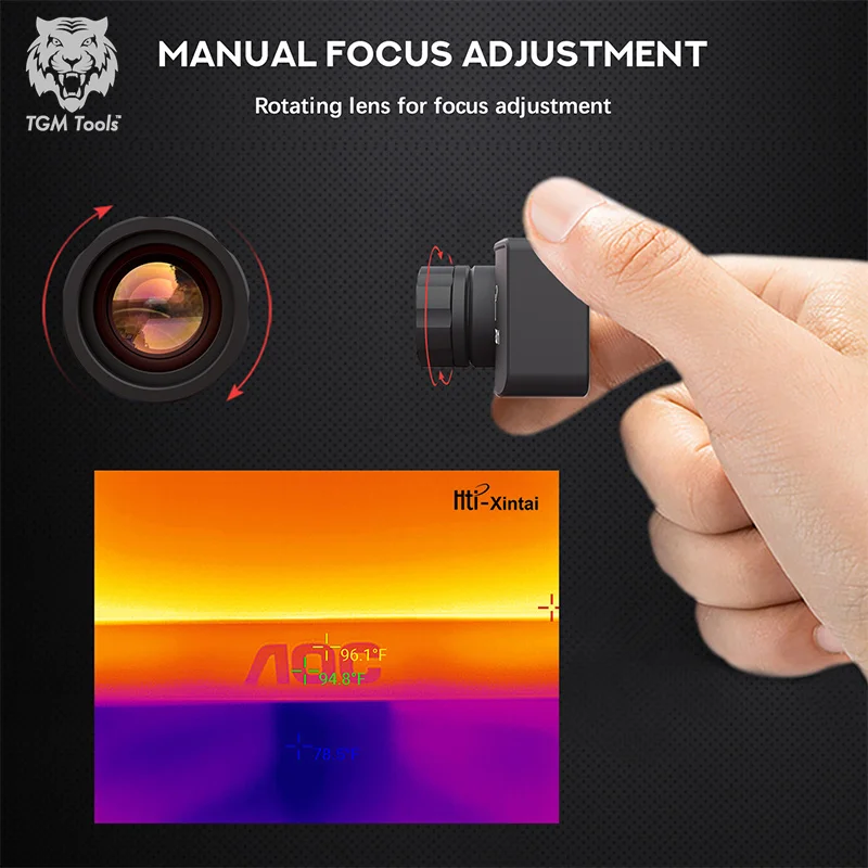 HTI HT-301 Термический инфракрасный изображитель мобильного телефона IR-камера с Android C-камеры, совершенно нового качества.