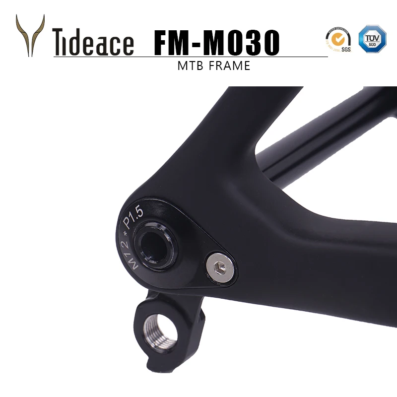 Tideace китайский mtb рама 29er 142 мм/148 мм boost крепежная рама для горного велосипеда 29 велосипедная Рама из углеродного max 2,35 шины