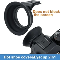 eyecup for camera eyepiece mounts easily and securely via hot shoe eyecup for fujifilm x t20 x t10 x t30 for fuji xt20 xt10 xt30