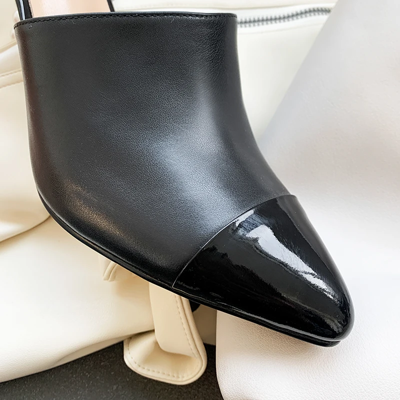 Летние Тапочки 2020 г. Женские нескользящие шлепанцы с острым носком украшенные