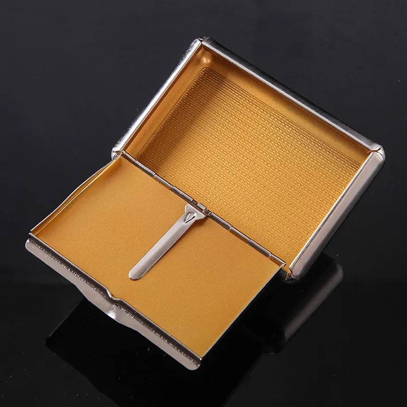 Новинка 1 шт. металлический табачный ящик хьюмидор с алюминиевым увлажнителем