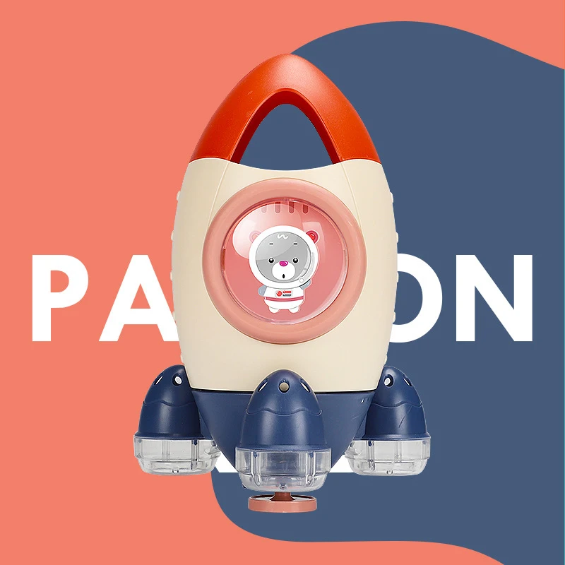 

Детская игрушка для ванны 6 9 12 18 месяцев космический ракетный фонтан игрушки для душа спрей для воды игрушка для ванны для малышей мальчиков...