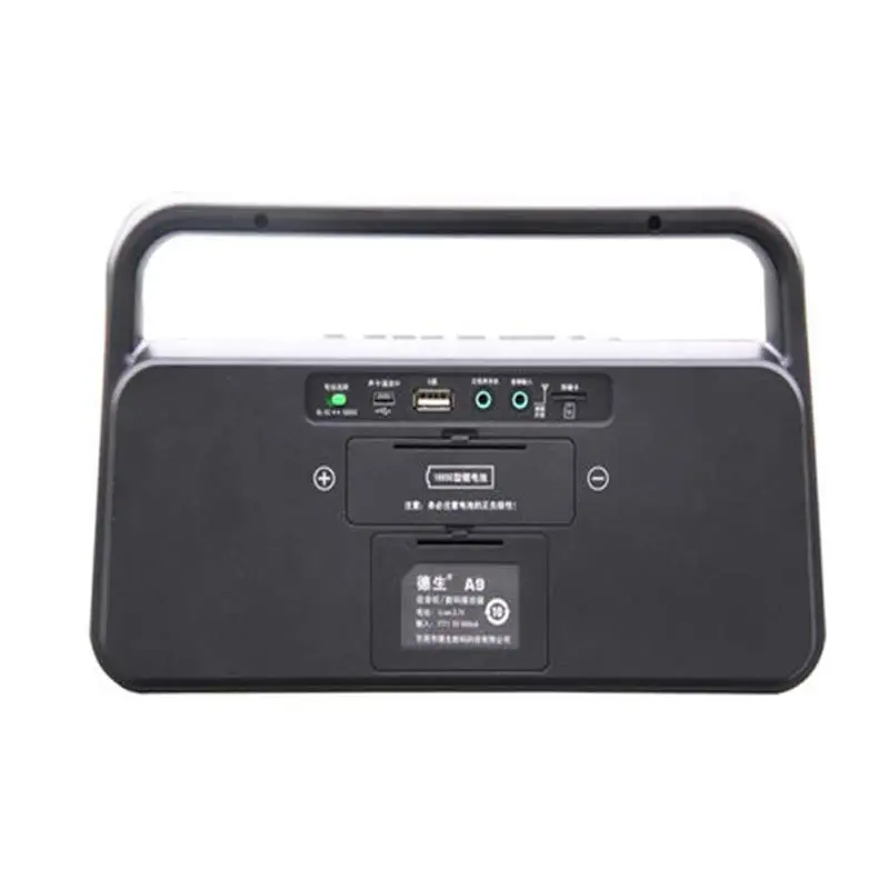 TECSUN A9 FM стерео радио приём светодиодный цифровой дисплей MP3 плеер компьютерная Колонка радио приемник Интернет портативное радио