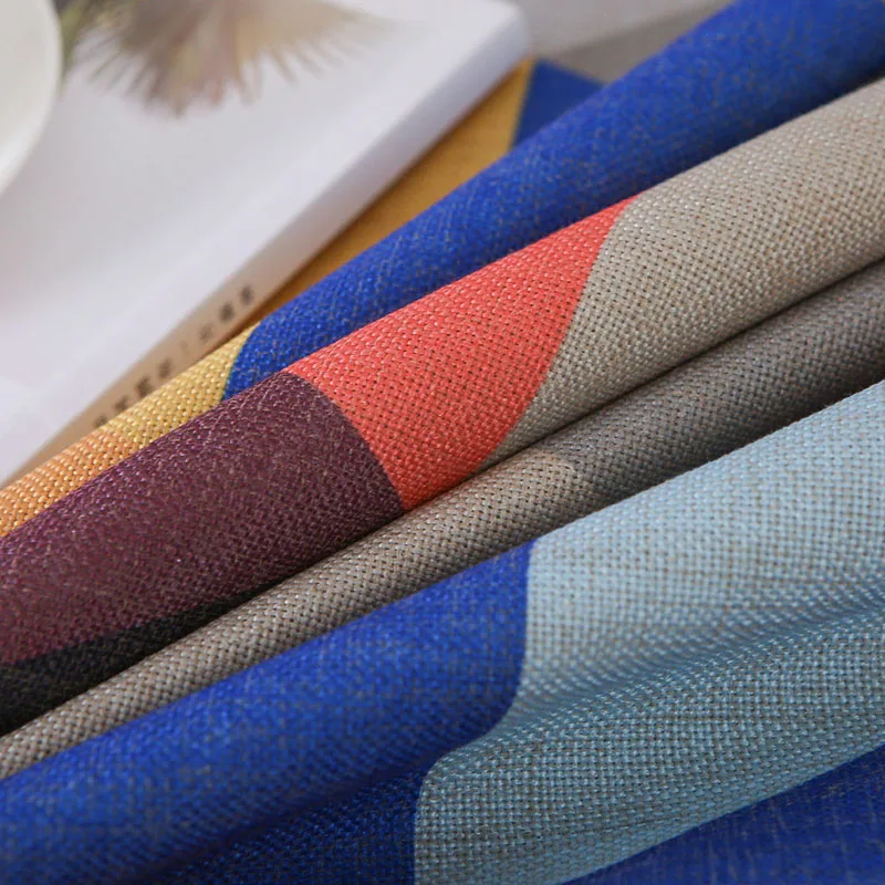 

Colorful Geometry Table Runner Modern Cotton Linen Table Cloth Home Table Cover Bright-Coloured Party Festival Decor Home Textil