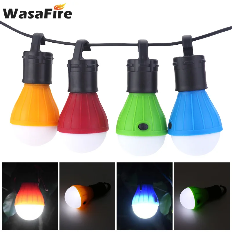 Многоцветная Лампа для палатки с 3 режимами светодиодный энергосберегающий