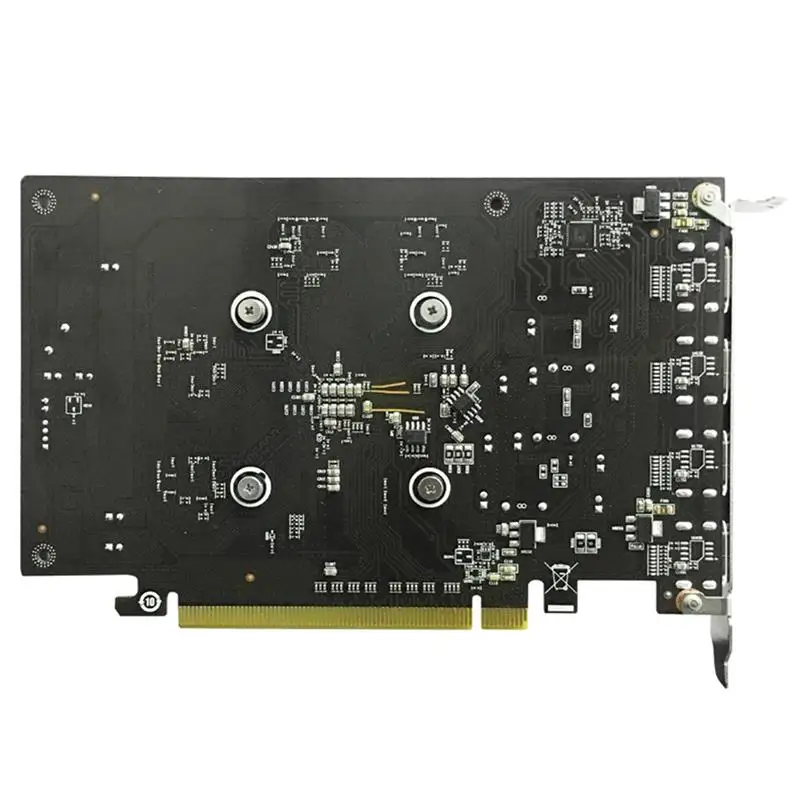 Billig Yeston Grafikkarte RX550-4G 4HDMI-compatible 4-Bildschirm Unterstützung Split Screen 10bit Farbe Tiefe HDR 4G/128bit/GDDR5