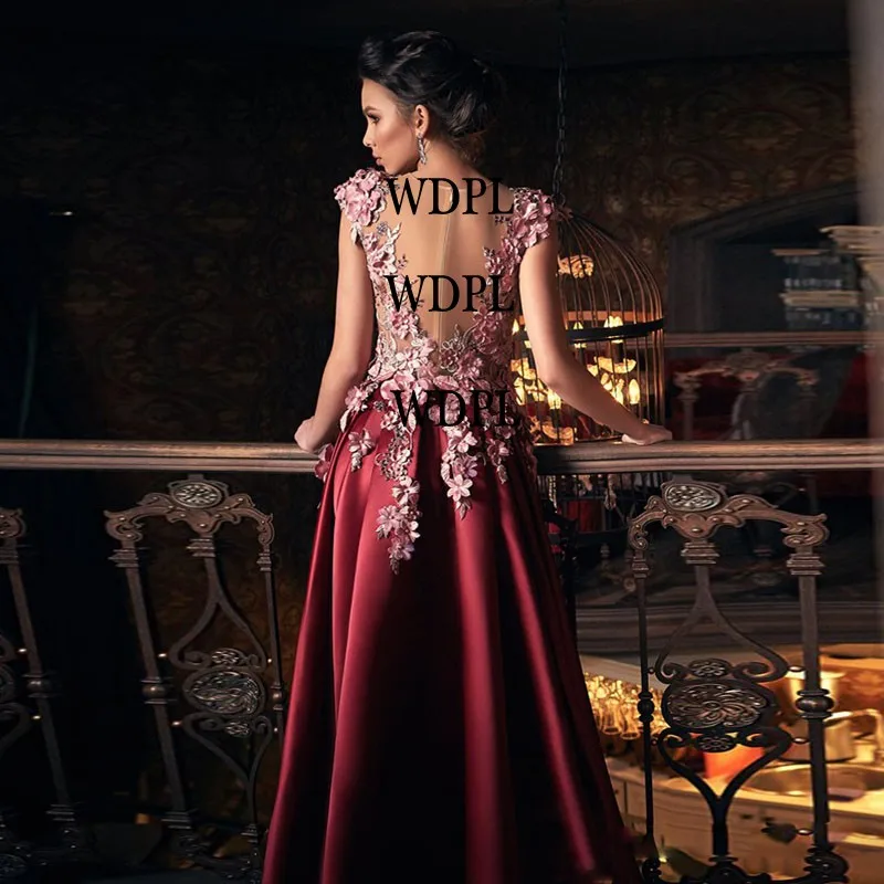 Сексуальное глубокое платье для выпускного вечера es vestido formatura бургундское платье для выпускного вечера ТРАПЕЦИЕВИДНОЕ винтажное длинное вечернее аппликация для выпускных платьев на заказ