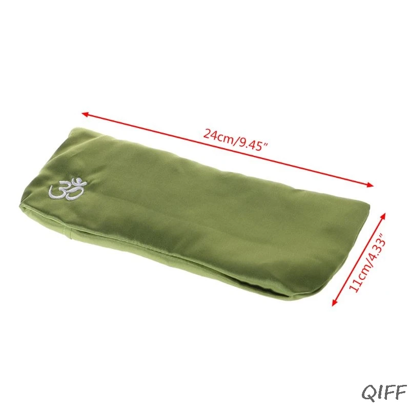 

Yoga Eye Pillow Silk Cassia Seed Lavender Massage Relaxation Mask Aromatherapy