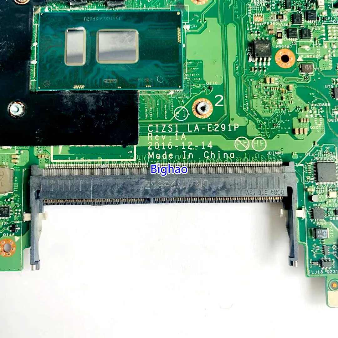 

Original for Lenovo ThinkPad Yoga 370 Laptop motherboard YOGA 370 i3-7100U CIZS1 LA-E291P tested good free ship