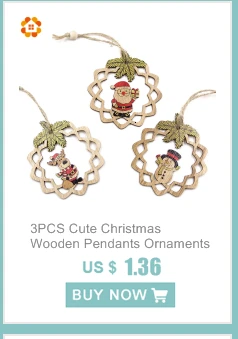 6PCS DIY White&Red Snowflakes Christmas Wooden Pendants Ornaments For Xmas Tree Ornaments Christmas Party Decorations Kids Gift