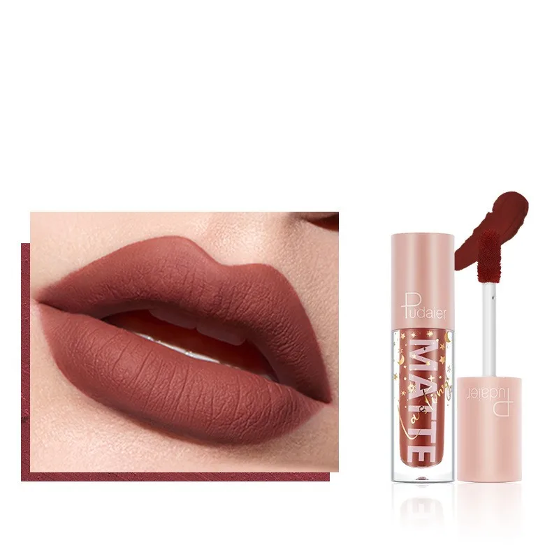 

12 Colors Matte Lip Gloss Non Sticky Moisturize Easy To Wear Velvet Misty Waterproof Lasting Liquid Lipstick Lip Glaze Cosmetic