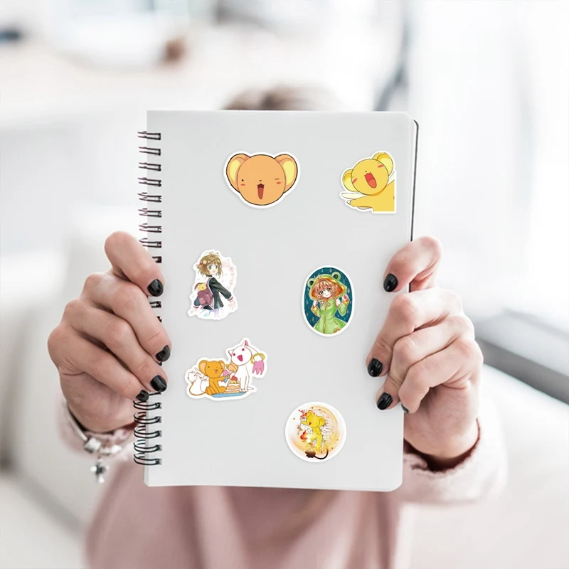 

50Pcs/Pack!Scrapbook Pencil Case Laptop Suitcase Skateboard Helmet Waterproof DIY Decor Decal Anime Card Captor Sakura Stickers