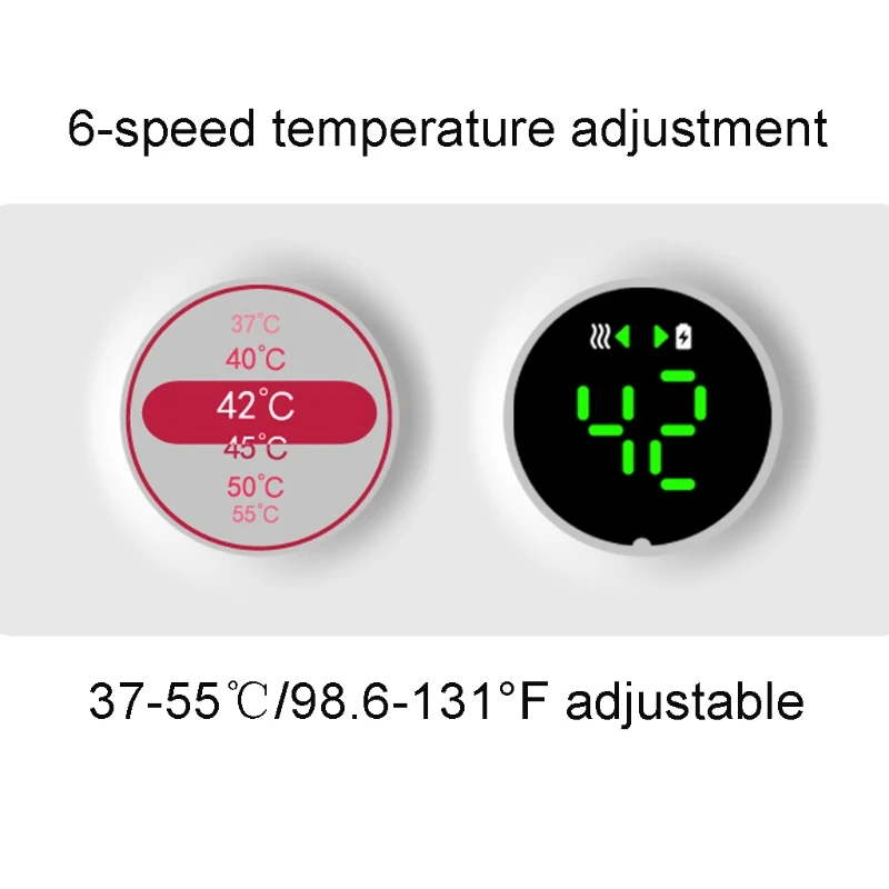 

Универсальный Аккумуляторный термос для детских бутылок, 6000 мАч, 37-55 °C