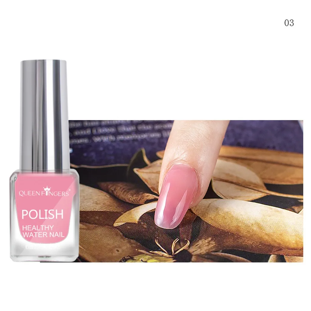 3 25 цветов Отшелушивающий лак для ногтей Vernis Ongle Lakiery Hybrydowe на водной основе чистый телесный серебряный цвет Лак Блеск для ногтей H7 - Цвет: 3