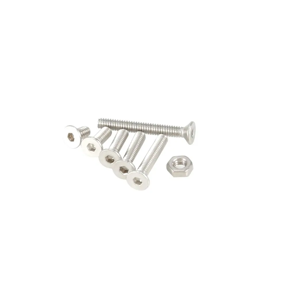 230PCS M2 Hex Socket Button Head Bolt Screw Thread For Wood Insert Furniture Nuts Assortment Fastener Stainless Steel | Обустройство