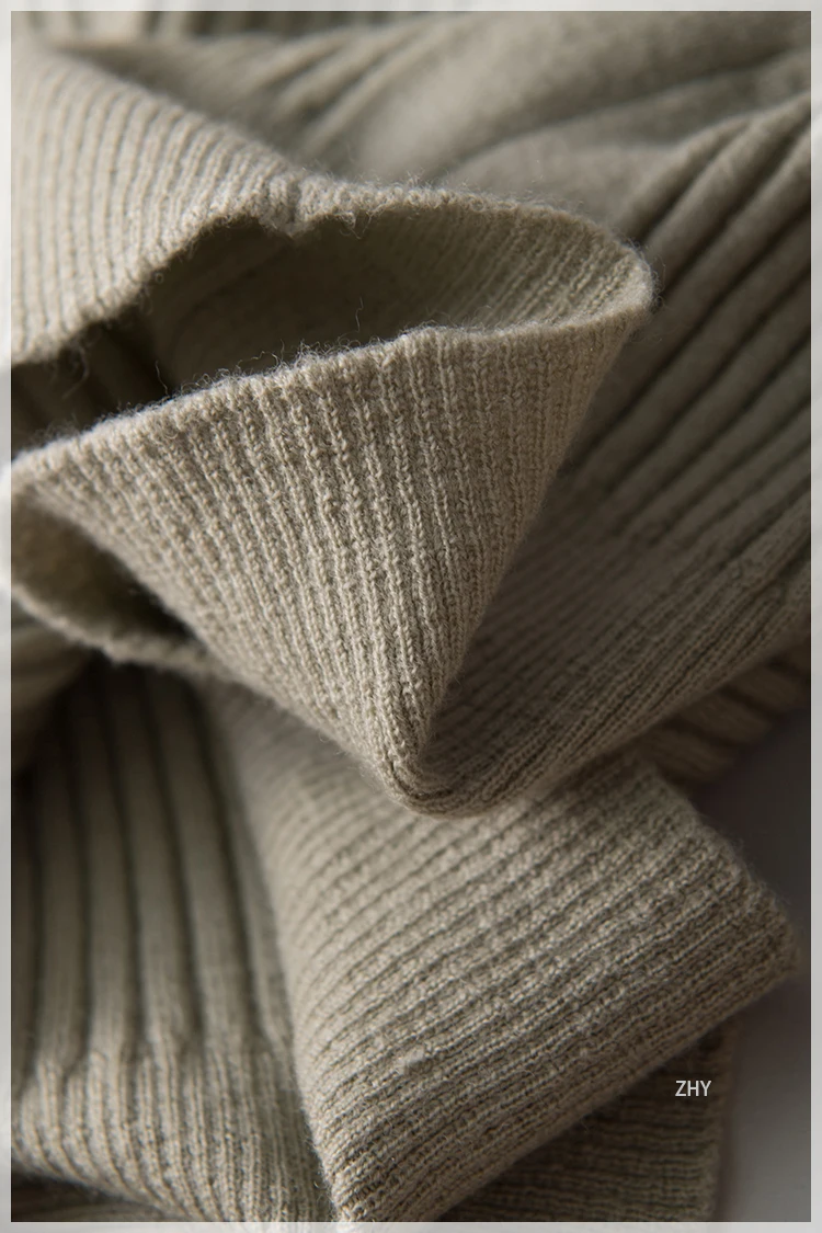 Women Pullovers Wool knitted Sweaters V neck pullover Fall Winter Bottoming knit Natural Silk Basic Sweater