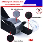 Самоклеящаяся лента Velcros из прочного нейлона длиной 3 м, Клейкая Двусторонняя лента с клеем 162025303850100 мм