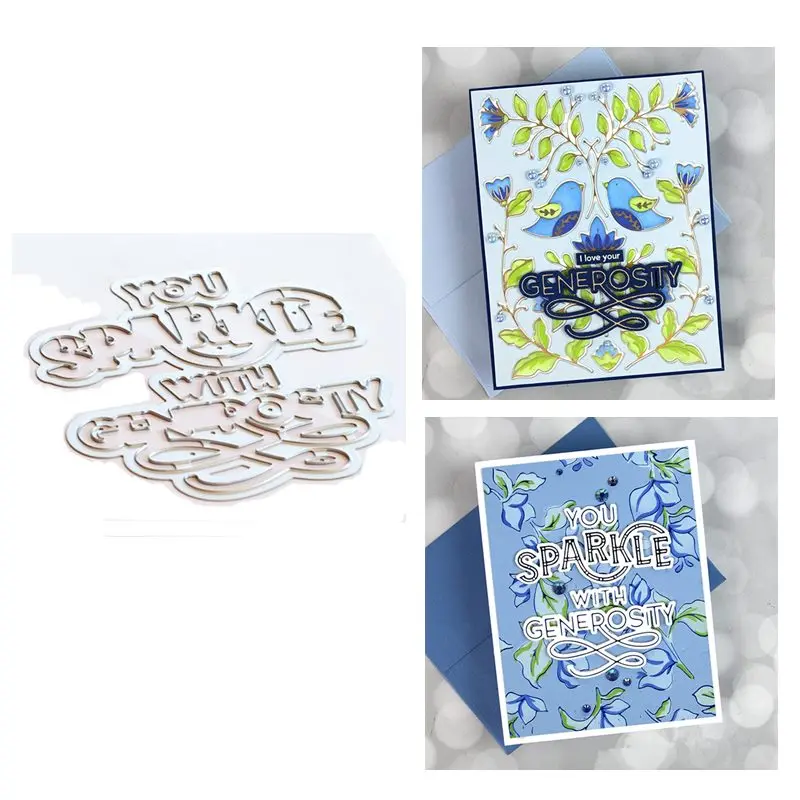2021 New Alphabet Die Cuts Metal Cutting Dies and Scrapbooking For Paper Making Sparkle Embossing Card Frame Craft | Дом и сад