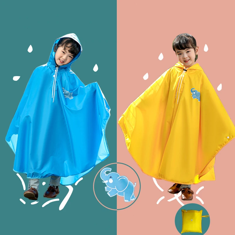 

Kocotree Raincoat for Children Cartoon Kids Girls Rainproof Rain Coat Waterproof Poncho Boys Rainwear Kindergarten Baby Rainsuit