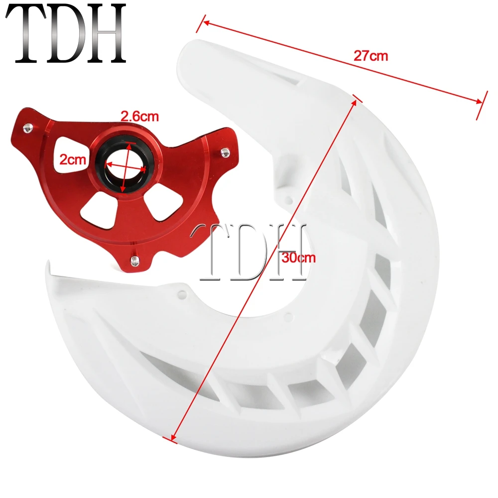 

Motocross Dirt Bike Front X-Brake Brake Disc Guard Cover Protector For Honda CR125R CR250R CRF250R CRF450X CRF450RX 04-18
