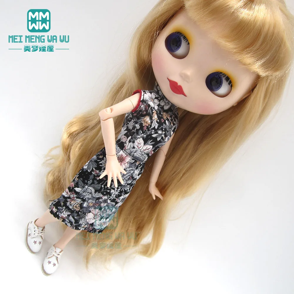 Одежда для кукол Blyth 1 шт. модная кожаная обувь А силуэта Azone1/6 аксессуары