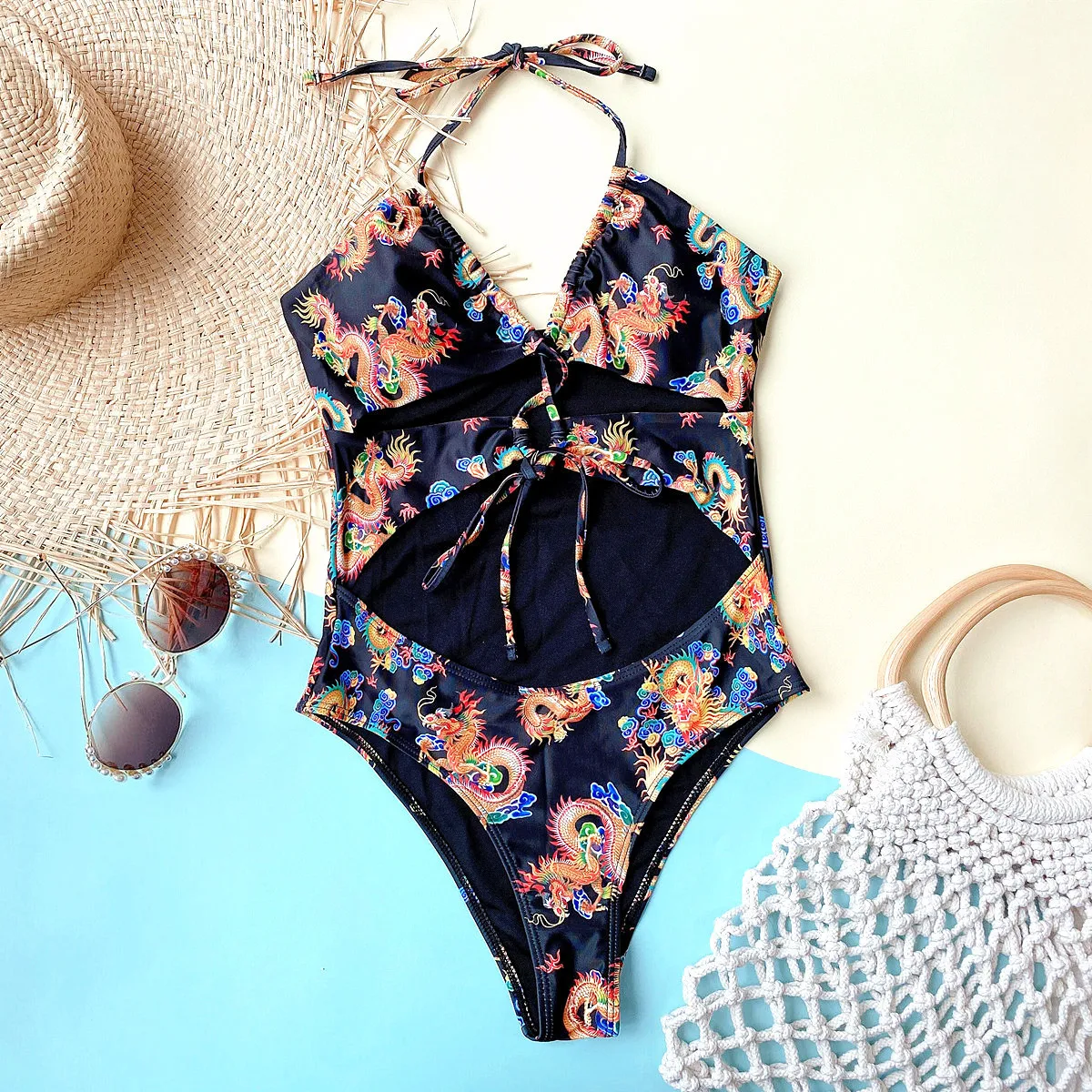 

WILK 2021 new feeling bikini one-piece swimsuit women ms one-piece bikini