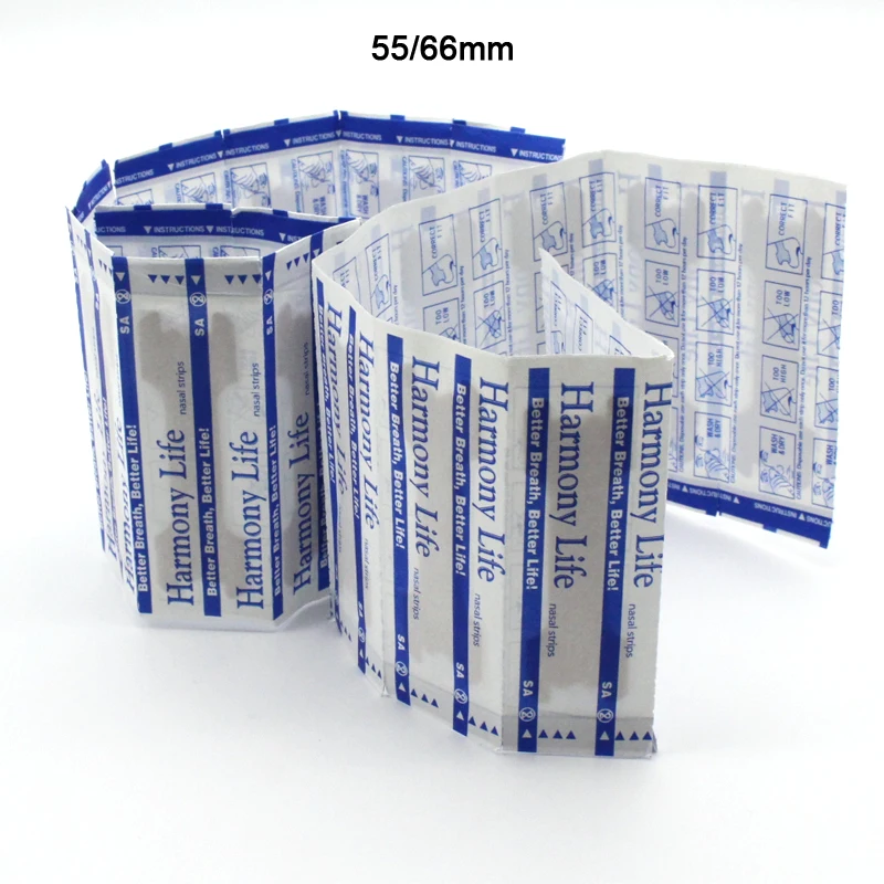 

66/55mm Breathe Better Nasal Strips Correctly Get Relieve Snoring Nasal Stress Congestion Stickers Easier Health Care Patch